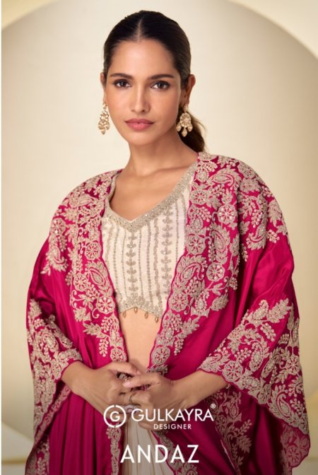 Andaz By Gulkayra Real Chinon Embroidery Readymade Suits